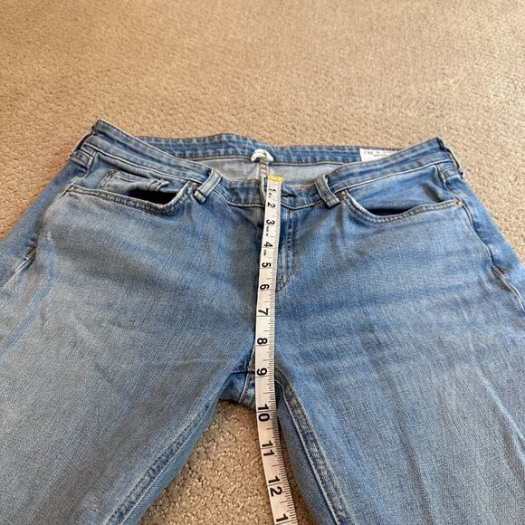 rag & bone Dre ankle boyfriend jeans low-rise slim Boho Sz 28 #W26443K510SWH - Picture 10 of 15
